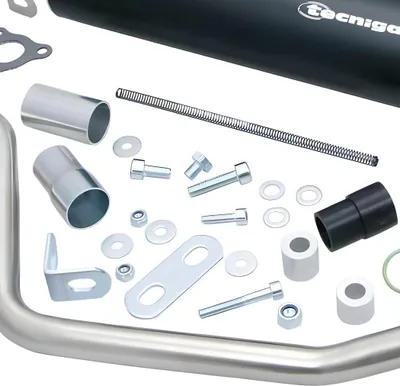 Zdjęcie produktu dla Wydech Tecnigas E-NOX Steel do Malaguti XSM, XTM, X-Limit, XPS, DT50