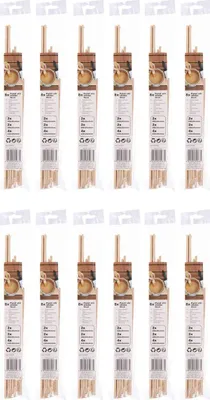 Produktbild von Farbrührstab ca.230-350 x 20 x 4mm Bastelleisten 12er-Set Bastelholz