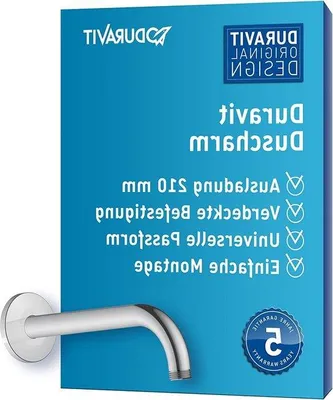Obrázek produktu pro Sprchová ramena s kulatou sprchovou hlavicí 210 mm, chrom