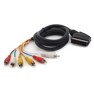Obrázok produktu pre Kábel SCART-6RCA IN-OUT 1,5m EN04
