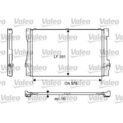 Produktbild von VALEO 817675 Kondensator Klimaanlage Klimakondensator für VOLVO V70 I (875, 876)