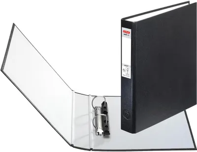 Produktbild von 10x Herlitz Ringbuch / DIN A5 mit 2-Ringe / Farbe: schwarz