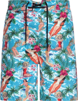 Produktbild von KING KEROSIN Badeshorts Tropical Hawaiian Mehrfarbig M