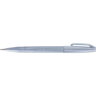 Zdjęcie produktu dla Pentel Brush Sign, Drobny, 1 kol., Szary, Końcówka pędzlowa, 0,5 mm, 2 mm