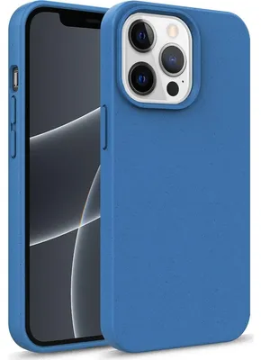 Produktbild von Mobigear  Handyhülle für iPhone 14 Plus - Backcover Umweltfreundliches Material Blau
