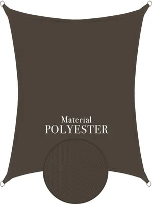 Produktbild von Sonnensegel 3x4m rechteckig - anthrazit - Anthrazit