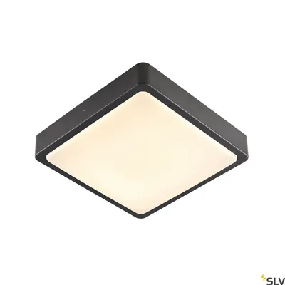Produktbild von SLV 1003450 AINOS SQUARE Outdoor LED Leuchte anthrazit CCT switch 3000/4000K IP65