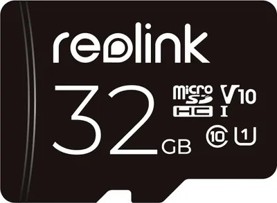 Zdjęcie produktu dla Karta pamięci Reolink MicroSDXC, karta pamięci TF klasy 10 U3, kompatybilna z kamerą monitorującą Reolink, 32 GB