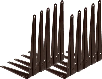 Immagine prodotto di KOTARBAU® Set di 10 mensole 250x200 mm Mensole per montaggio a parete Marrone