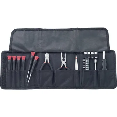 Produktbild von Basetech 814492 Elektronik- u. Feinmechanik Zangen-Set 25teilig