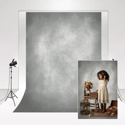 Obrázek produktu pro Světle šedé fotografické pozadí 2x3m - Pro fotografii a akce
