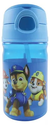 Produktbild von Paw Patrol Best Team Plastikstrohflasche mit Henkel 350 ml