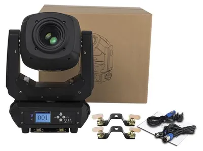 Obrázok produktu pre LED pohyblivé reflektory – osvetlenie pre pódium a DJ – 230 W – rotujúce GOBO – zoom – DMX512 – 100–240 V