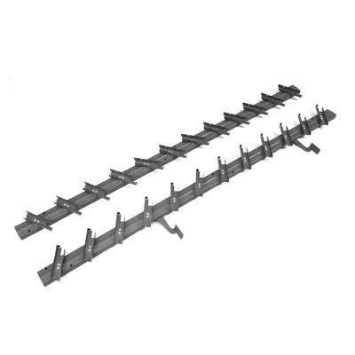 Produktbild von Prestige Ostaszewska Garten Sonnenschutz-Hardwaresystem für 11 Lamellen | 100 cm | Farbe: Anthrazit | Terrassen-Rollladensystem | Verzinkter Stahl