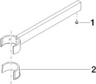 Produktbild von Dornbracht 90172004500-00 Halter Brausearm Ersatzteile