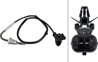 Produktbild von HELLA 6PT 010 376-731 Abgastemperatursensor für OPEL Corsa D Schrägheck (S07) 480mm
