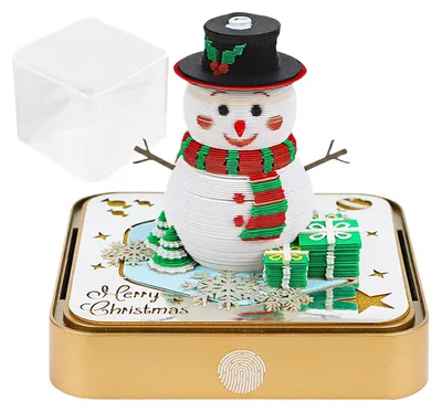Immagine prodotto di Calendario 2026 in 3D con motivo a forma di pupazzo di neve
