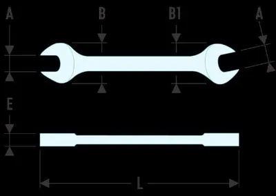 Produktbild von Facom Maulschluessel "Serie 44" 18x19 mm