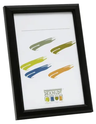 Productafbeelding van Deknudt S236K2: Houten fotolijst, zwart, afmetingen 13x18 cm