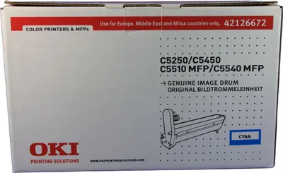 Produktbild von Oki 42126672 C5250 Bildtrommel Cyan -A