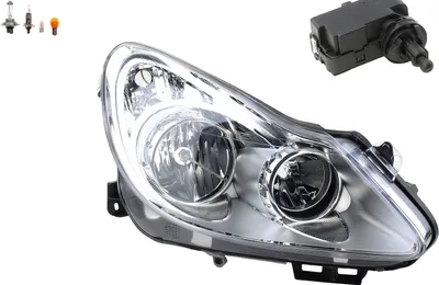 Produktbild von Scheinwerfer passend für Opel Corsa D 07/2006 -12/10 Rechts Leucht. + Stellmotor 1207203 1207936 1207204 5P0941295 13129840 93189095 1216188 93 Johns