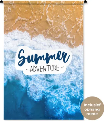 Produktbild von MuchoWow® Wandteppich Wandbehang Strand - Sommer - Zauber 90x135 cm Tapisserie Dekoration Wandtuch - Baumwolle - Wandskulptur