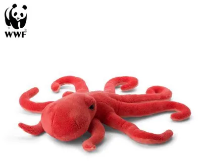 Zdjęcie produktu dla WWF - Pluszowa zabawka - Ośmiornica (50 cm) realistyczna zabawka pluszowa ośmiornica kałamarnica