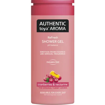 Produktbild von Gel sprchový Authentic toya Aroma, 400 ml, Brusinka a Nektarinka