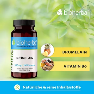 Obrázek produktu pro Bioherba Bromelain 200 mg