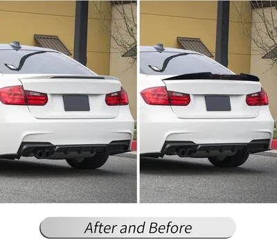 Obrázok produktu pre Zadný spojler BMW radu 3, štýl M4, zadné krídlo, lesklá čierna