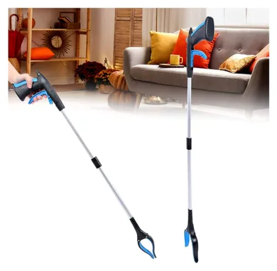 Produktbild von Greifzange für Senioren, faltbare Greifzange mit Magnetarm, 360° drehbar, Müllsammler und Aufhebehilfe, 81,3 cm lang