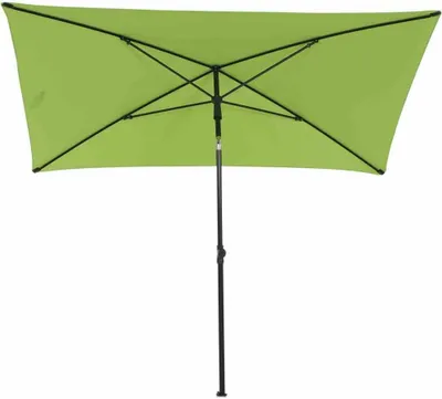 Produktbild von Sonnenschirm >City< in anthrazit, grün - 140x235x210 (BxHxT)