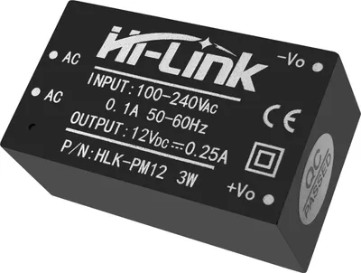 Image de Bloc d'alimentation 240 V / 12 V 250 mA HLK-PM12 version imprimable
