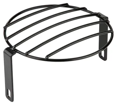 Image de Cache phare avant rétro en métal pour moto, 7 pouces, montage latéral