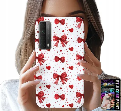 Image de Étui Pour Huawei P Smart 2021 - Red Ribbons Ribbon Fashion Designs
