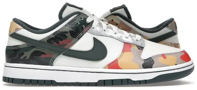 Produktbild von Nike Dunk Low SE Sail Multi-Camo - EU 47.5