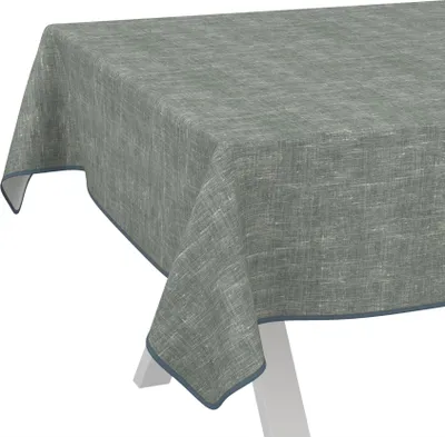 Produktbild von Tischdecke Melliert Pastelblau 160x140cm Band
