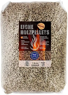 Produktbild von Holzpellets 30 kg - Eichenholz - Räuchermehl - Grillen - Barbecue - Feuerholz - Räucherholz