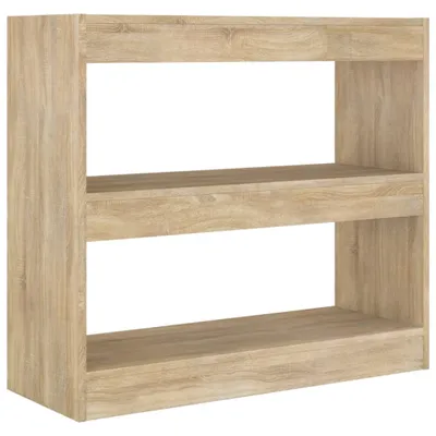 Produktbild von Möbel Bücherregal - Standregal - Wohnzimmerschrank -/Raumteiler Sonoma-Eiche 80x30x72 cm - Lagerregal Bücherregale CLORIS4086802