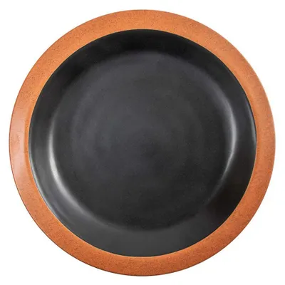 Teller 12er-Set 650 ml Ø 25,4 cm schwarz Melamin