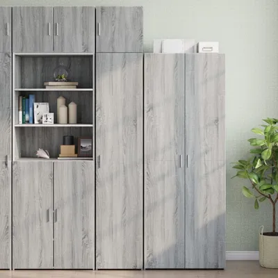 Obrázok produktu pre vidaXL Vysoká skrinka úzka sivá Sonoma 40x42,5x225 cm materiál na báze dreva