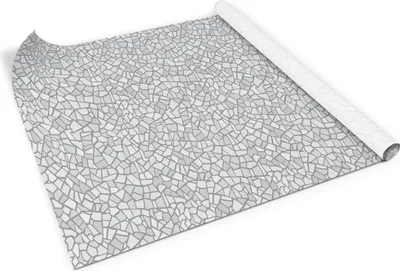 Produktbild von Graues mosaik– Möbelfolie selbstklebend – PVC Klebefolie für Möbel – Küche – Schränke – Möbelrenovierungsfolie – Möbeldekorfolie – 100x50 cm