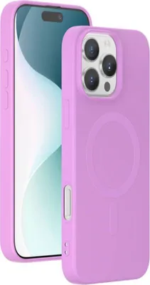 Zdjęcie produktu dla BigBen, etui ochronne do iPhone'a 16 Pro z MagSafe, różowe