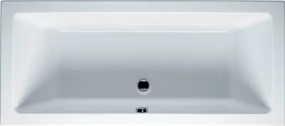 Produktbild von RIHO Lusso Rechteck-Badewanne, Einbau, 2-Sitzer, weiß, B016001005