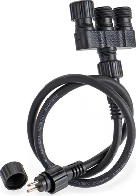 Produktbild von CLGarden IP44 Niedervolt 3-fach Verteiler von CLGarden plug&light Stecksystem LED 12V 3er Mehrfachstecker