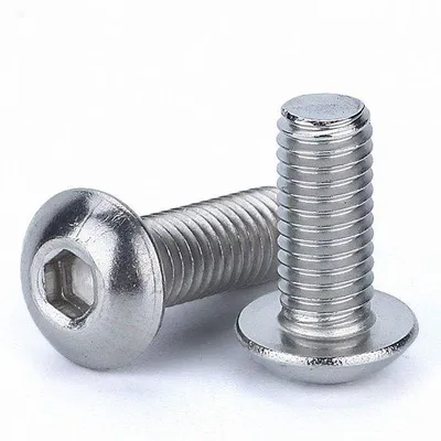 Produktbild von Innensechskant-Schrauben aus Corrosionsbeständigem A2/304 Edelstahl - Hex 3.0-Treiber - Maschinenschrauben - Innensechskant- und Knopf-Schrauben