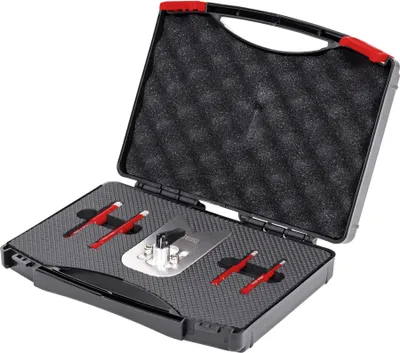 Produktbild von STIER Fliesenbohrer Set 5 tlg, für harte Fliesen, Naturfliesen, Marmor und Kacheln,5,6,9,10mm Durchmesser