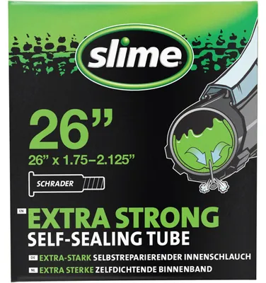 Productafbeelding van Slime zelfdichtende anti-lek binnenband 26 Inch AV Auto / Schrader 35 mm ventiel.
