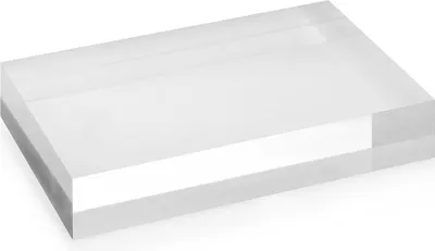 Produktbild von Acrylblock 70x105x20mm transparent, rundum glänzend polierte Seitenkanten / Acryl / Acrylglas / massiv / klar / farblos / Dekoration - Zeigis®