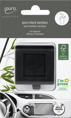 Produktbild von ipuro Essentials Autoduft Black Bamboo